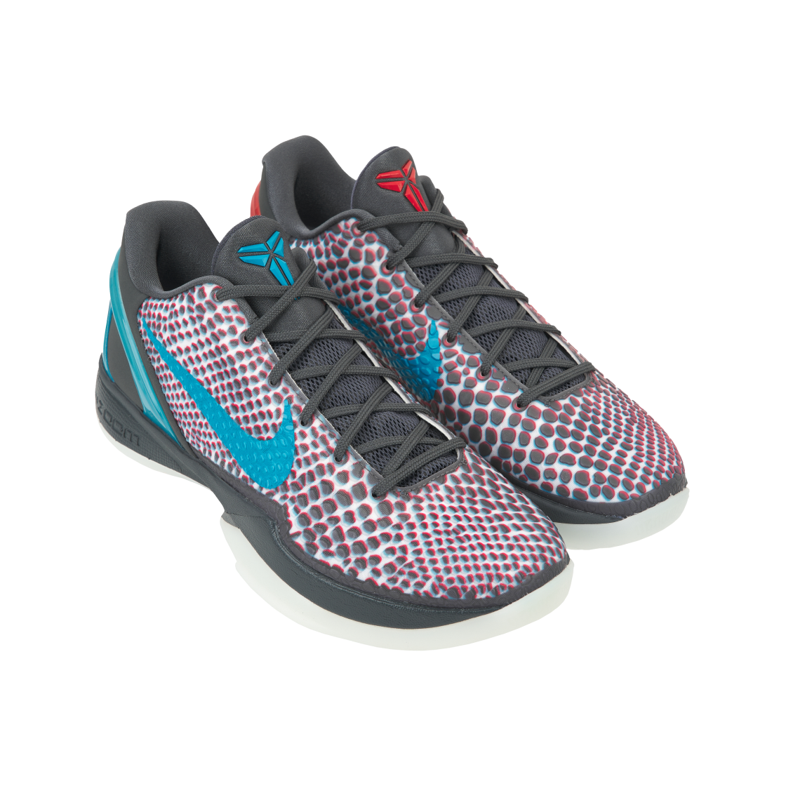 나이키 코비 6 프로트로 3D 다크 그레이 클로린 블루(Nike Kobe 6 Protro 3D Dark Grey Chlorine Blue) - 4