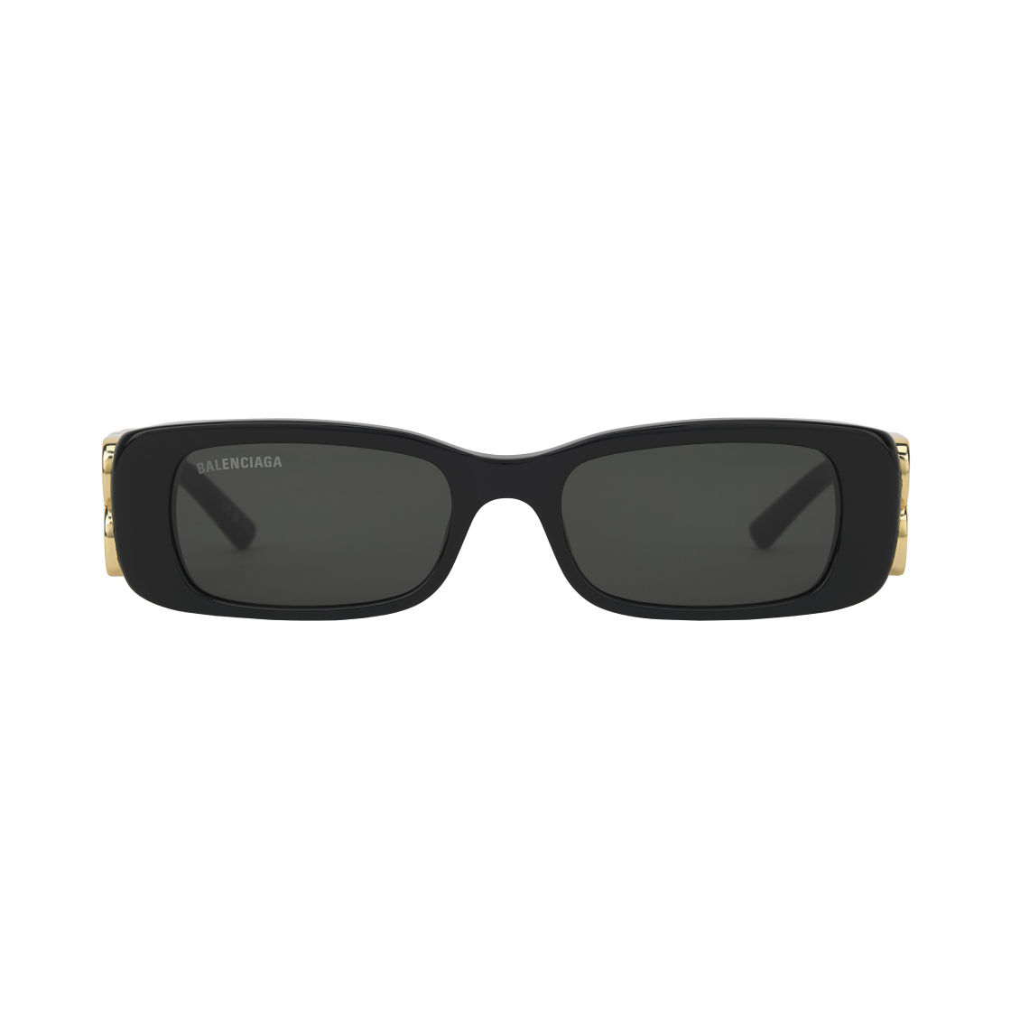 (W) 발렌시아가 다이내스티 렉탱글 선글라스 블랙((W) Balenciaga Dynasty Rectangle Sunglasses Black)