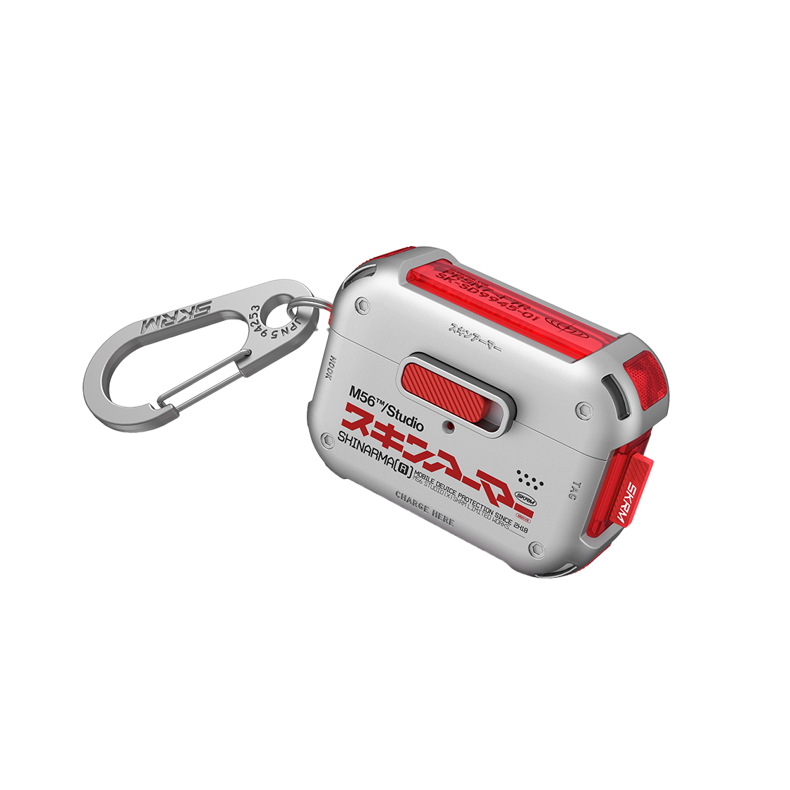[KREAM 단독] 스키나마 x 머신56 메카 에어팟 프로2 크롬([KREAM 단독] Skinarma x Machine56 Mecha AirPods Pro 2 Chrome)