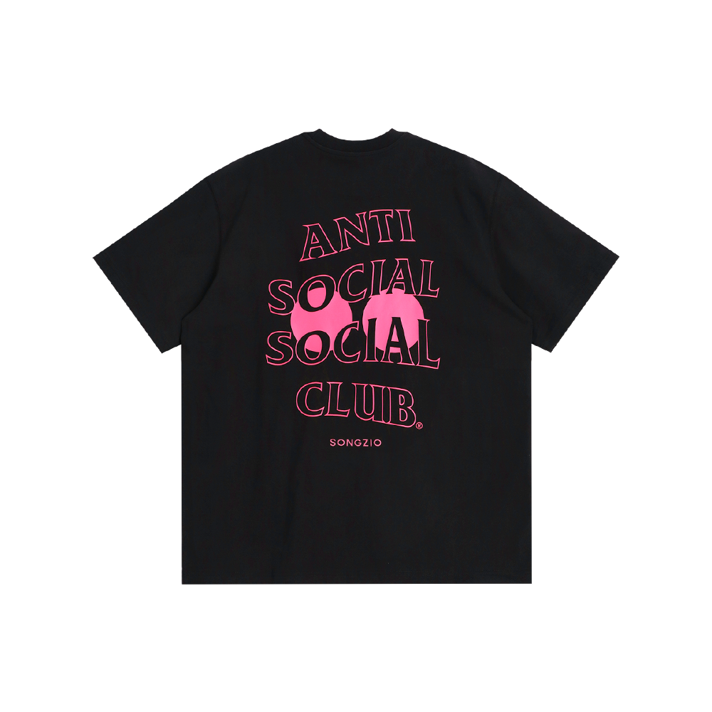 안티소셜소셜클럽 송지오 웨이브 로고 티셔츠 블랙(ASSC x Songzio Wave Logo S/S T-Shirts/BLACK)