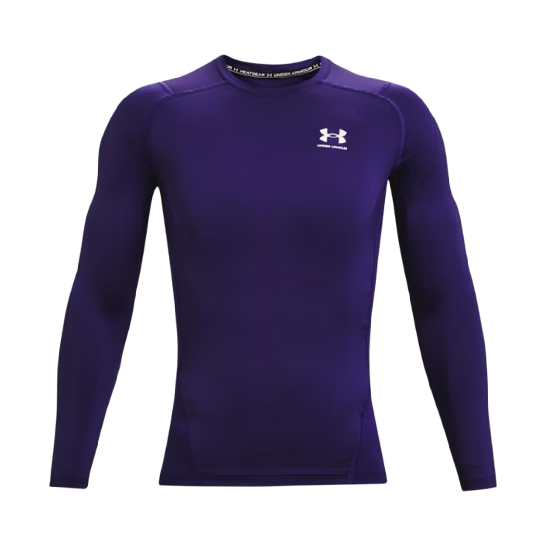 1361524-500 Under Armour HeatGear Long Sleeve Purple White