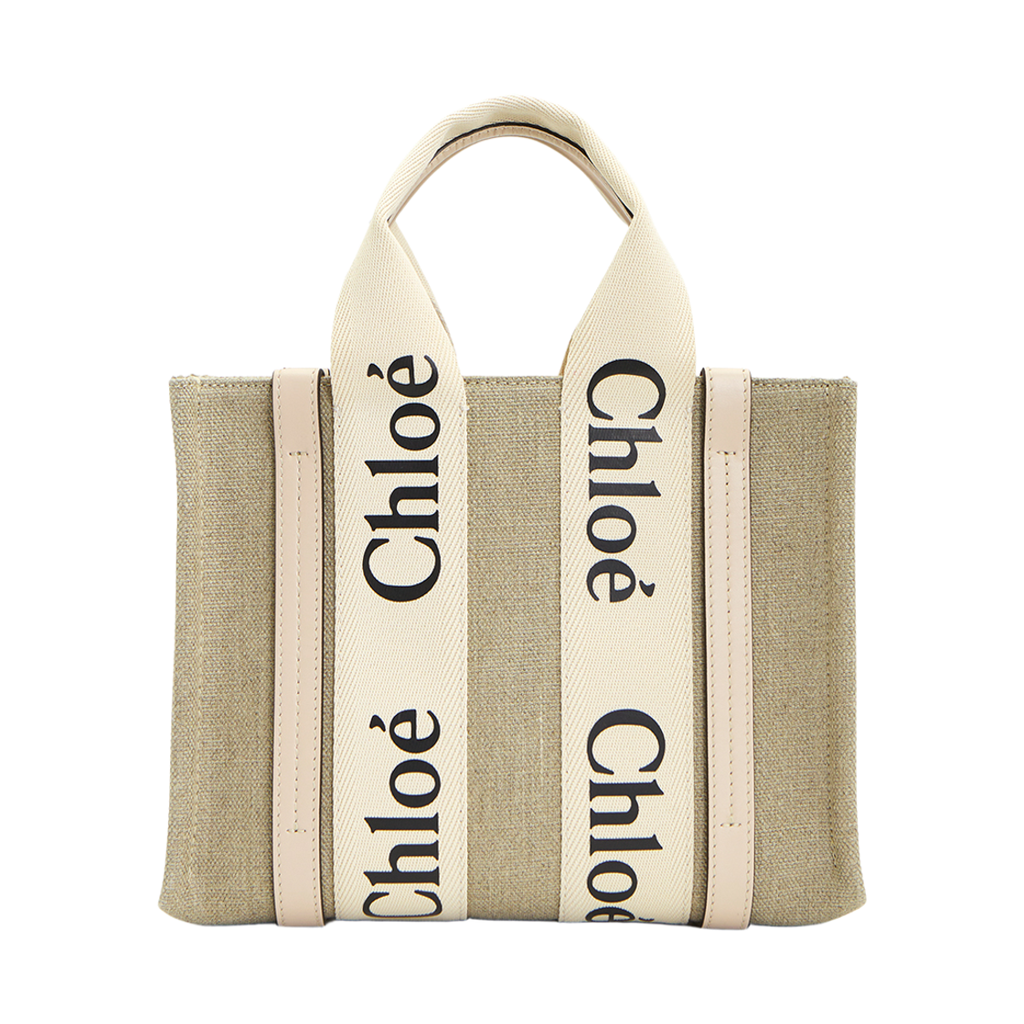 [15% 쿠폰] 끌로에 우디 스몰 토트백 시멘트 핑크([15% 쿠폰] Chloe Woody Small Tote Bag Cement Pink) - 5