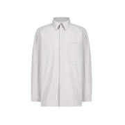 Amomento Square Pocket Oversized Shirt Beige - 26SS