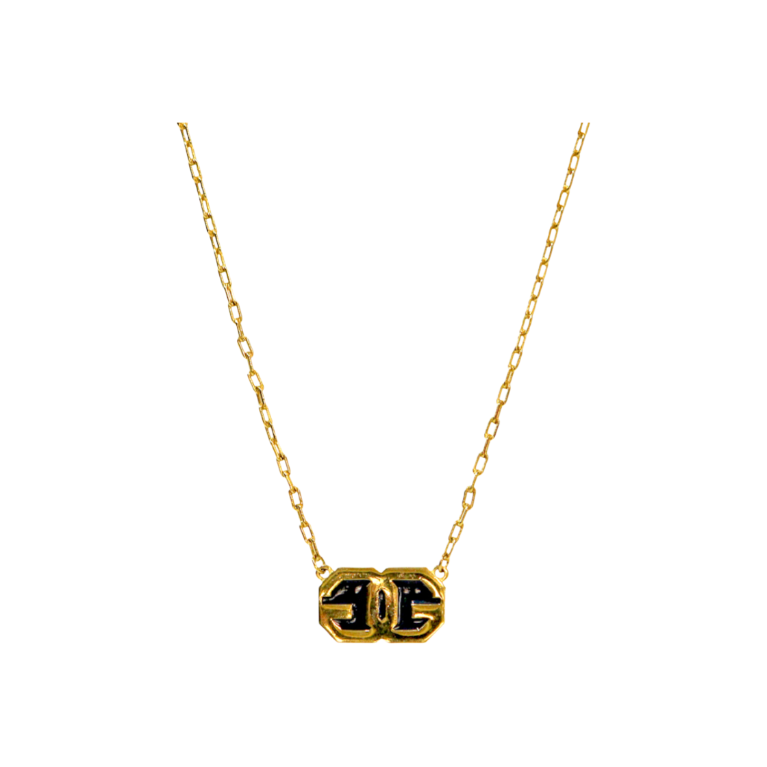 ITN8K4EEM5TD Givenchy Black GG Gold Necklace A-B50015