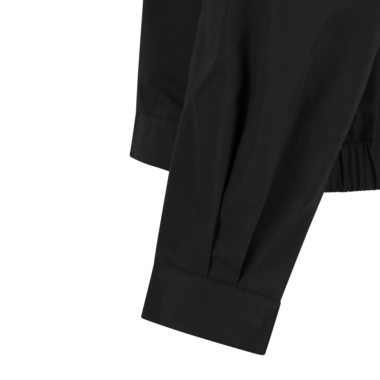 아모멘토 래글런 코튼 집 점퍼 블랙 - 26SS(Amomento Raglan Cotton Zip Jumper Black - 26SS) - 6