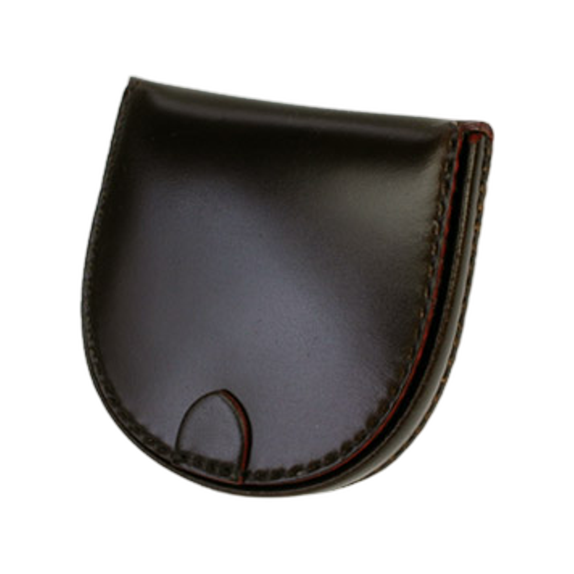 간조 코도반 홀스슈 코인 케이스 다크 브라운(Ganzo Cordovan Horseshoe Coin Case Dark Brown)