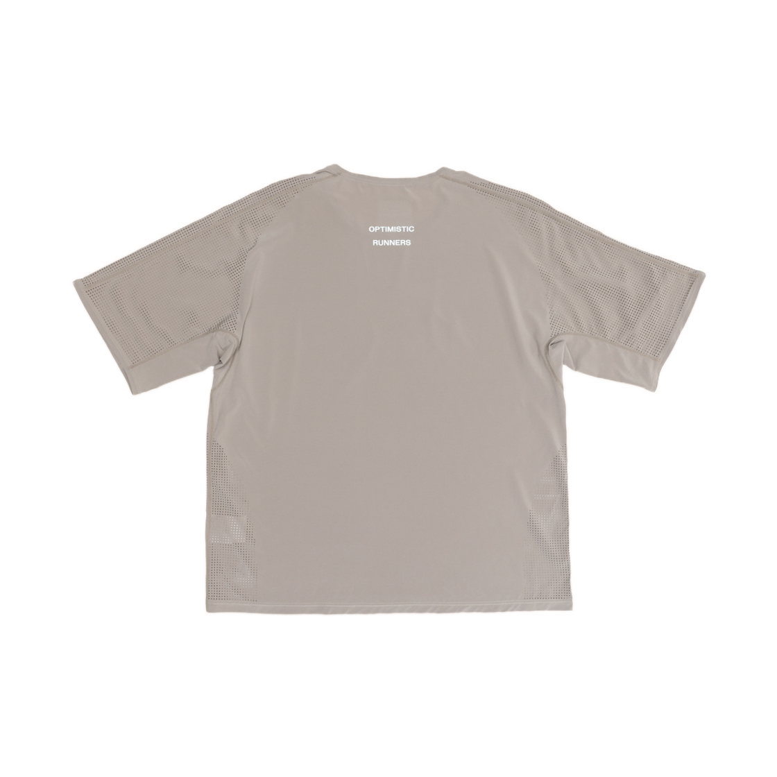 옵티미스틱 러너스 퍼포레이티드 티셔츠 카멜(Optimistic Runners Perforated T-Shirt Camel)