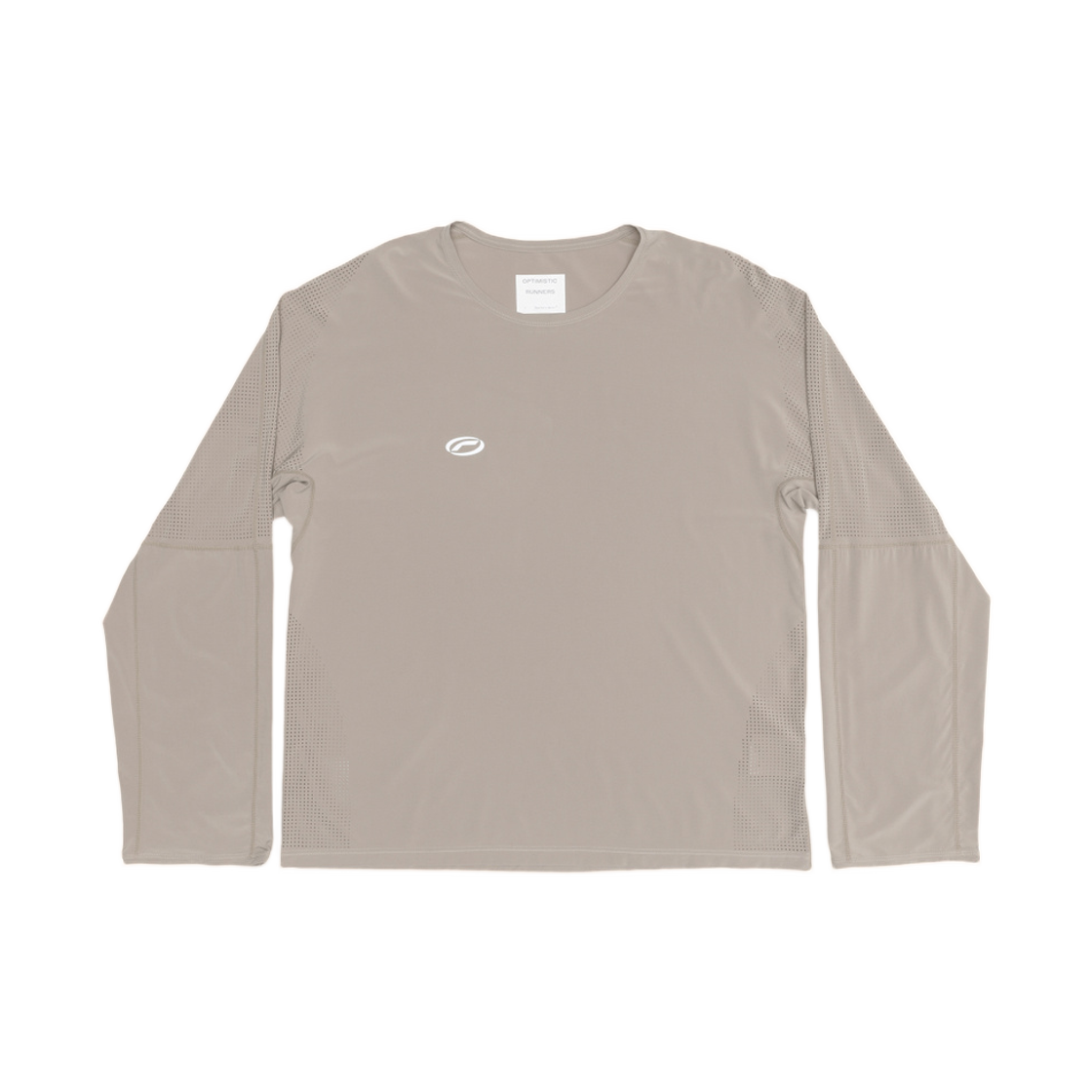 옵티미스틱 러너스 퍼포레이티드 롱슬리브 카멜(Optimistic Runners Perforated Longsleeve Camel) - 1