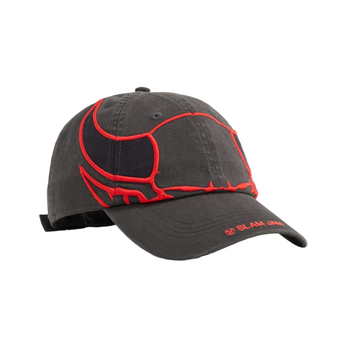 푸마 x 슬램잼 AC 밀란 캡 블랙 포 올 타임 레드(Puma x Slam Jam AC Milan Cap Black For All Time Red) - 1