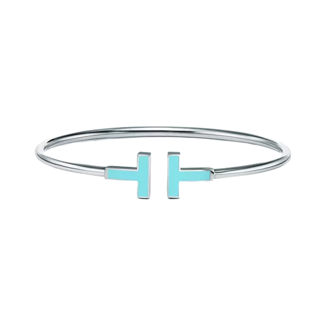64028944 Tiffany & Co. Tiffany T Turquoise Wire Bracelet White Gold