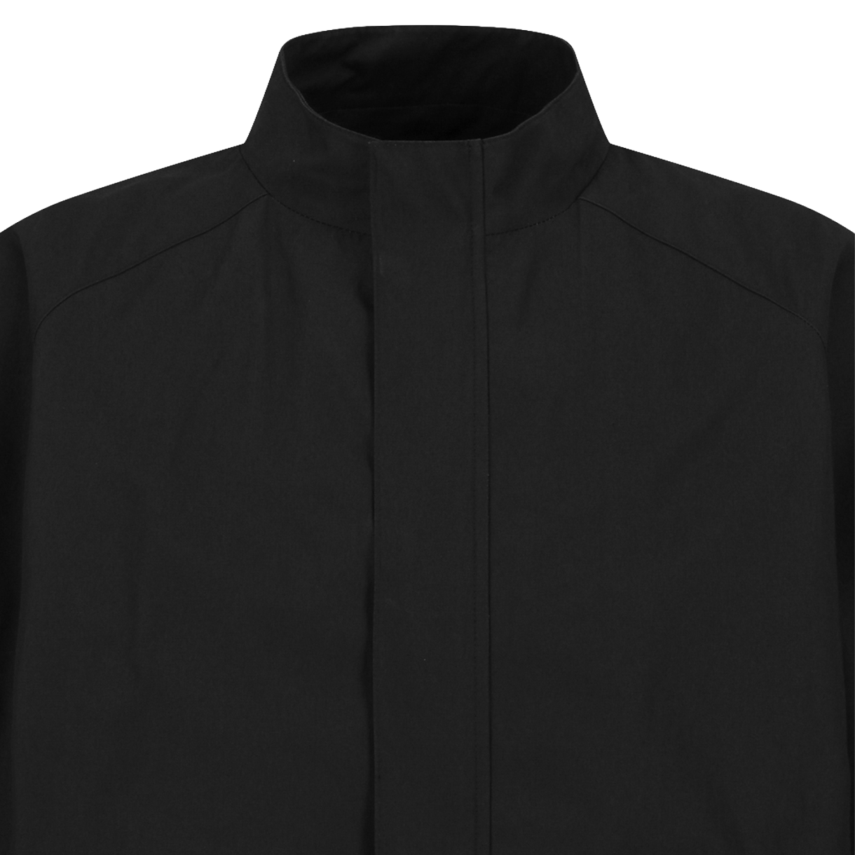 아모멘토 래글런 코튼 집 점퍼 블랙 - 26SS(Amomento Raglan Cotton Zip Jumper Black - 26SS) - 3