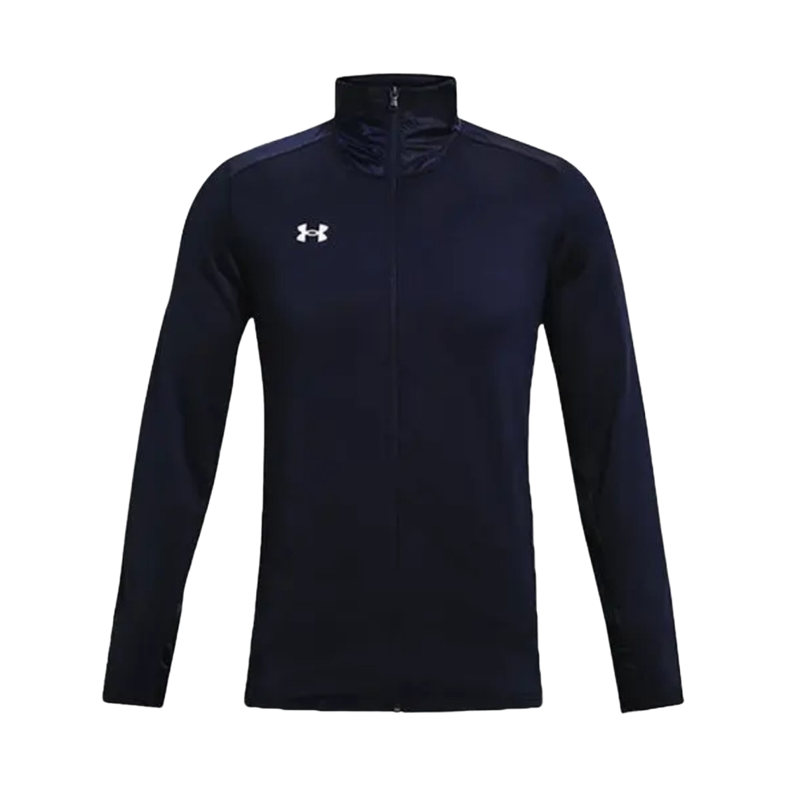 언더아머 UA 커맨드 웜업 풀 집 자켓 네이비 화이트(Under Armour UA Command Warm Up Full Zip Jacket Navy White)