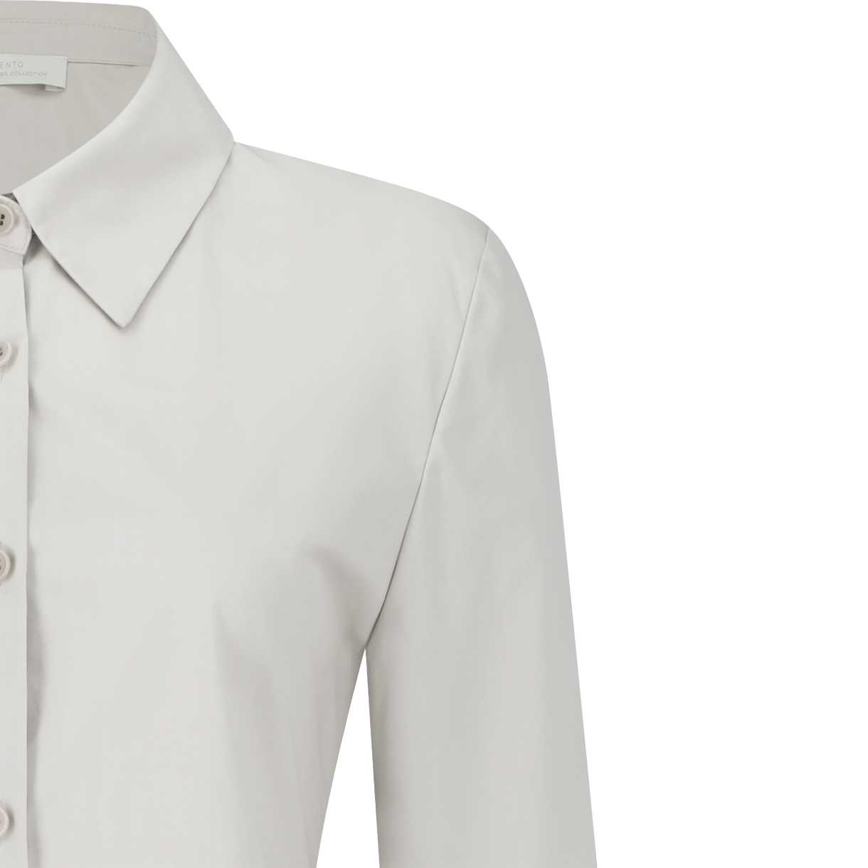 아모멘토 우먼 슬림 셔츠 베이지 - 26SS(Amomento Women Slim Shirt Beige - 26SS) - 4