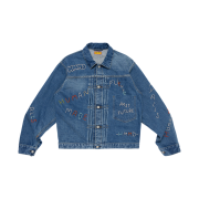 Human Made Embroidered Denim Work Jacket Indigo