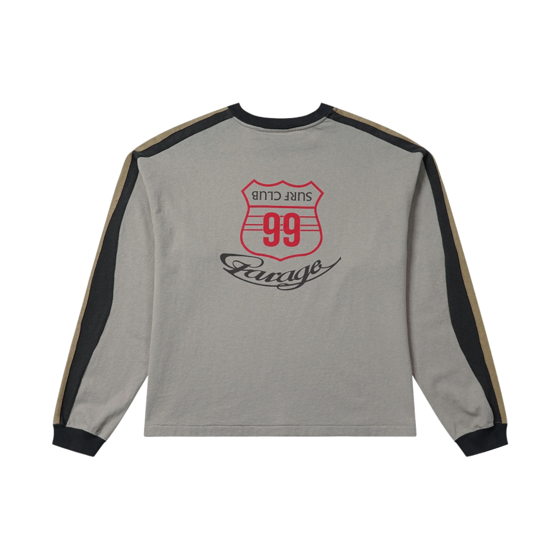 IG26STP025GY INSANE GARAGE Track Long Slv_Gray