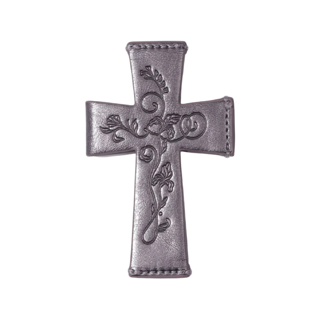 SC25A701PU Sculptor Cross Strap Layered Wallet Metal Purple