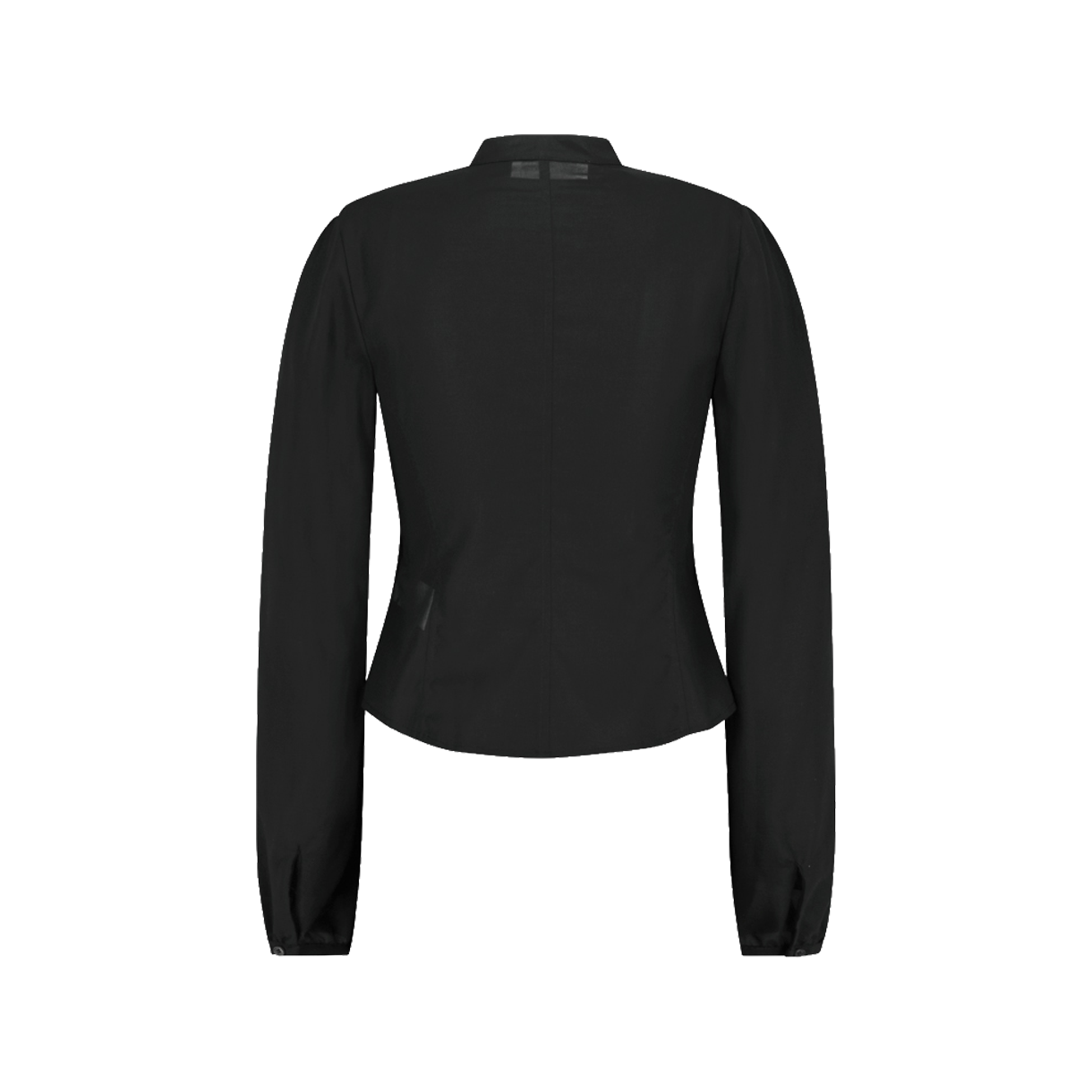 아모멘토 우먼 핀턱 슬림 셔츠 블랙 - 26SS(Amomento Women Pintuck Slim Shirt Black - 26SS) - 2