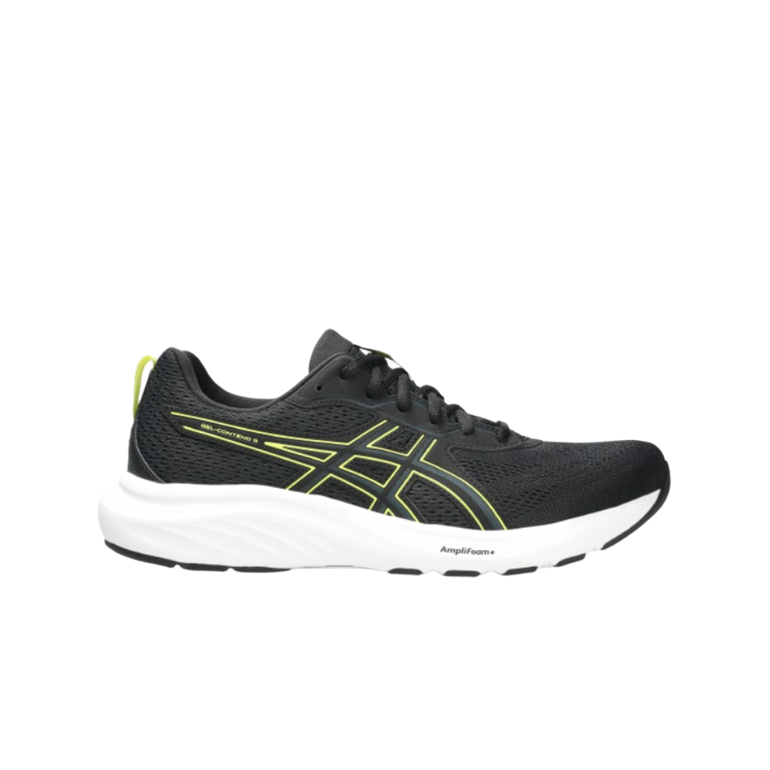 아식스 젤 컨텐드 9 블랙 시트론 - 4E 엑스트라 와이드(Asics Gel-Contend 9 Black Citron - 4E Extra Wide) - 1