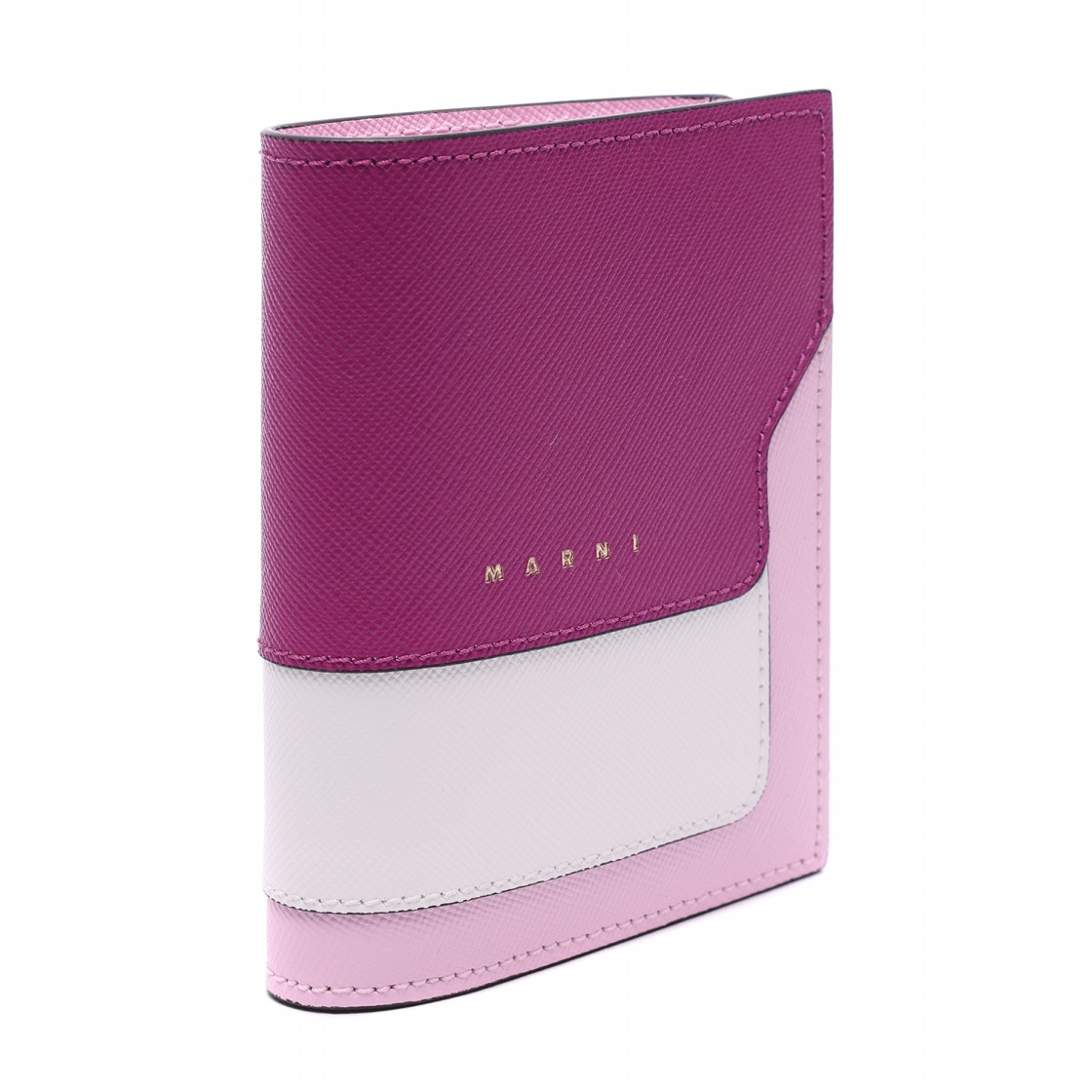 [25% 쿠폰] 마르니 사피아노 레더 반지갑 오키드 로즈([25% 쿠폰] Marni Saffiano Leather Bi-Fold Wallet Orchid Rose) - 3