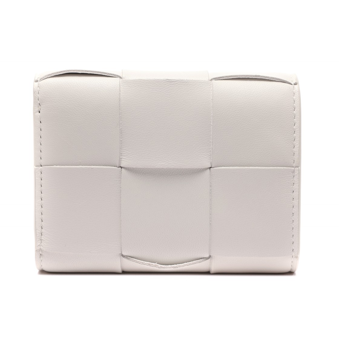 [20% 쿠폰] 보테가 베네타 카세트 트라이폴드 지퍼 월렛 화이트([20% 쿠폰] Bottega Veneta Cassette Tri-Fold Zip Wallet White) - 4