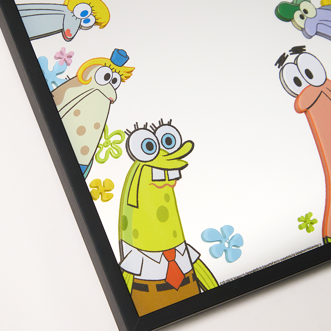 댄꼼마 x 스폰지밥 비키니시티 주민 와글와글 거울 (A5)(DANCOMMA x SpongeBob SquarePants Bikini Bottom Residents Wagle Wagle Mirror (A5)) - 4