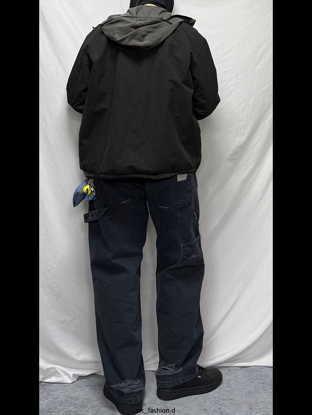 Aoiro x TRSC VTG Double Knee Pants Old Navy 착용 스타일 - 3