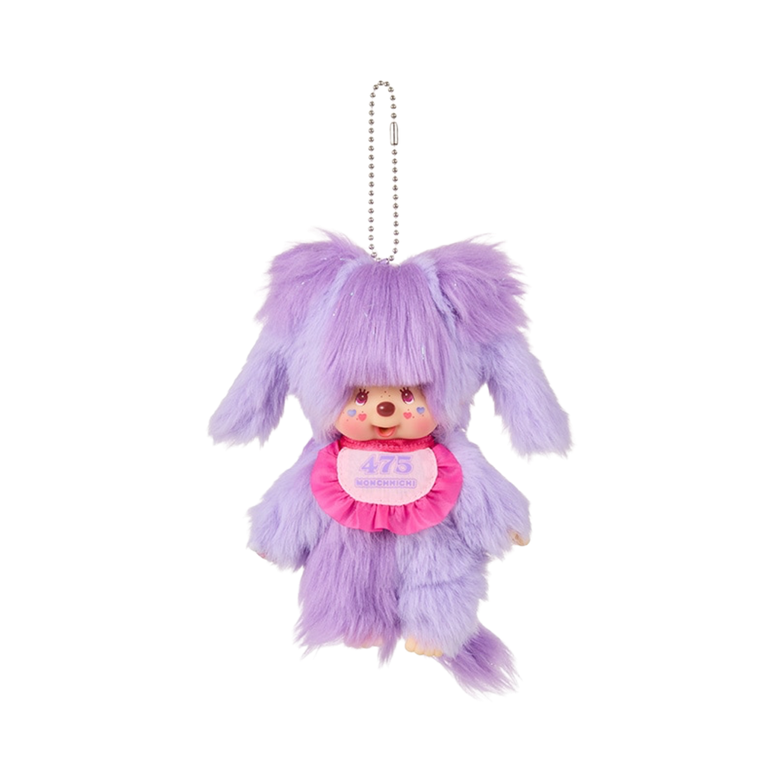 몬치치 x 시나코 키 체인 퍼플(Monchhichi x Shinako Key Chain Purple) - 1
