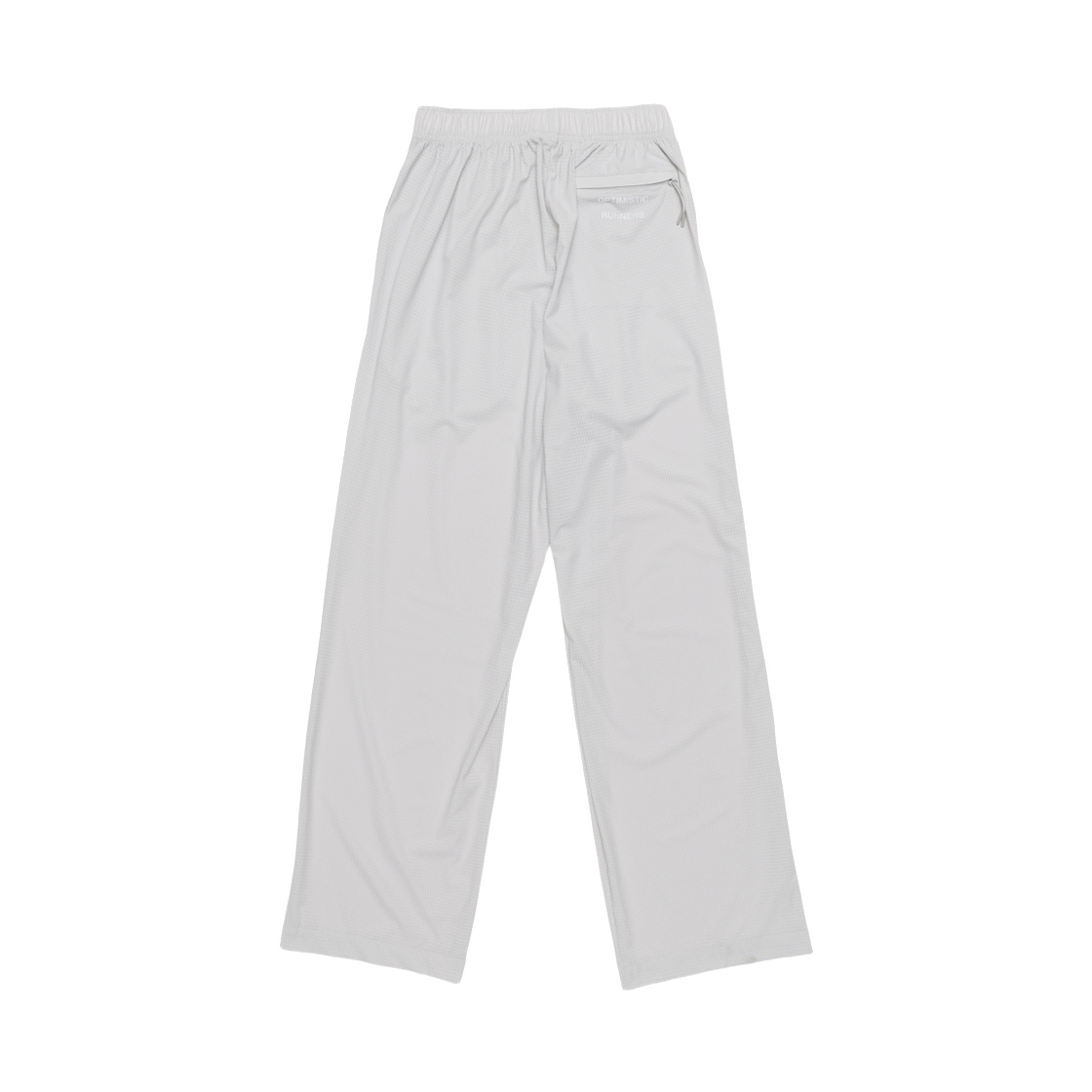 - Optimistic Runners Perforated Wide Pants Cool Grey