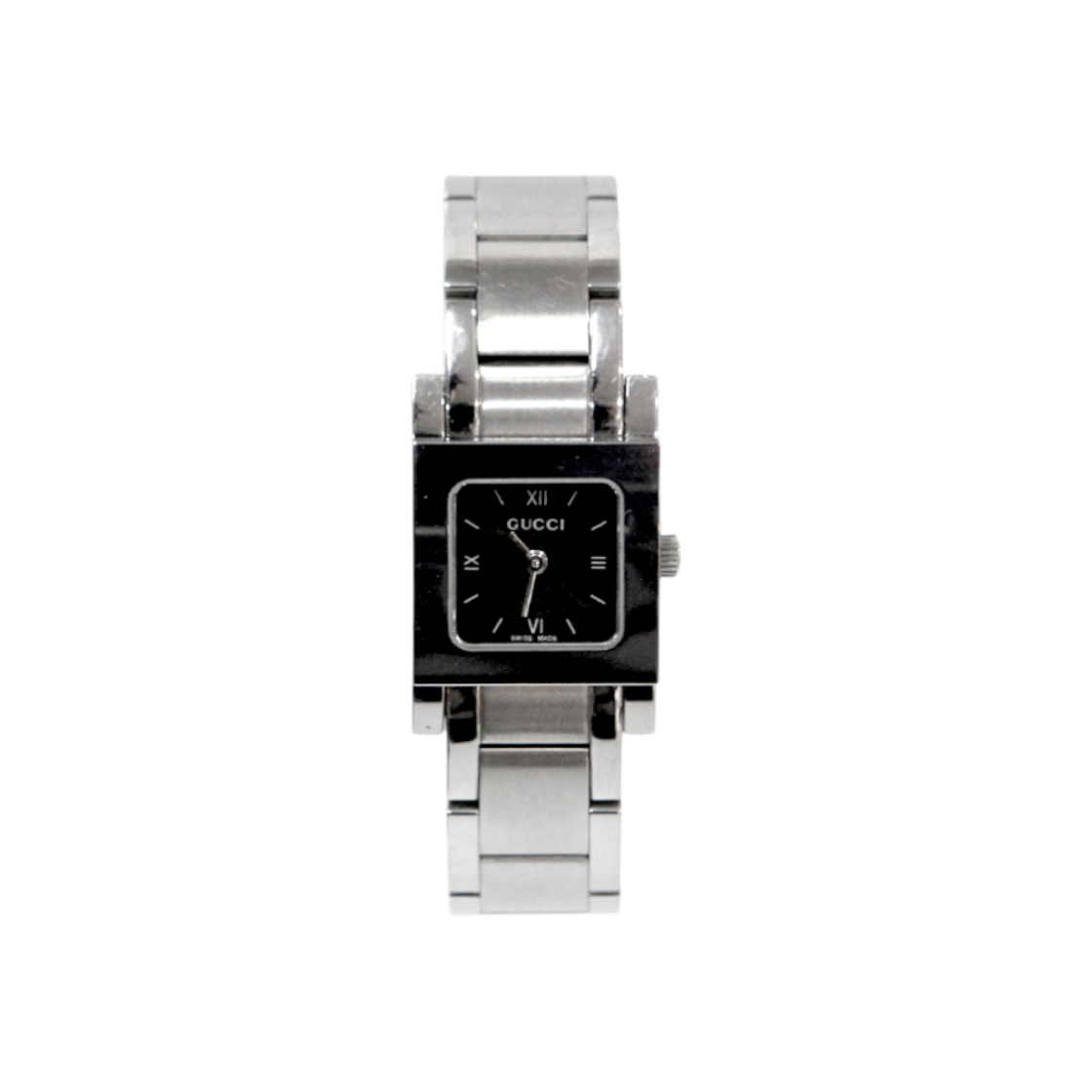 ITH8WMC9OAM3 Gucci 19mm 7900P Square Quartz Steel Watch A-B48143