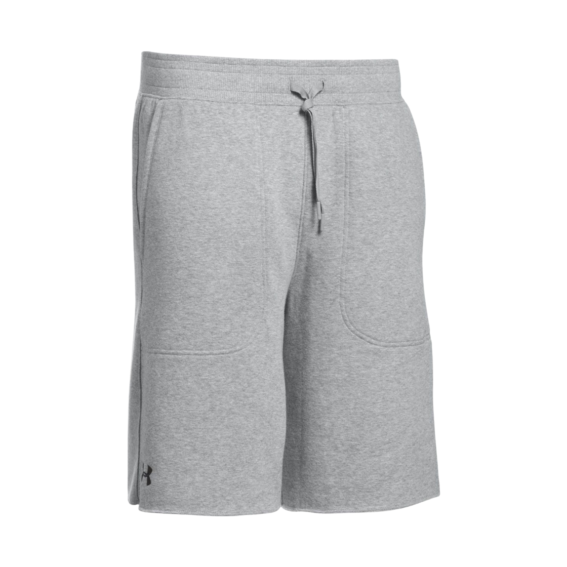 1305814-025 Under Armour Hustle Fleece Shorts Gray Black
