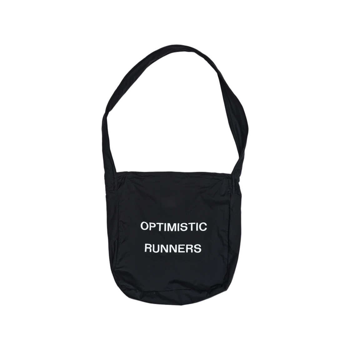 옵티미스틱 러너스 크로스 바디 백 블랙(Optimistic Runners Cross Body Bag Black)
