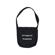Optimistic Runners Cross Body Bag Black