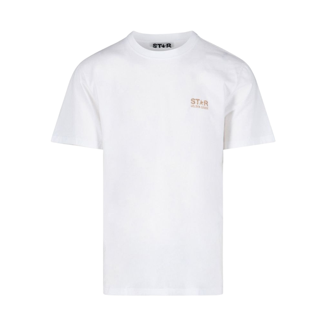 골든구스 골드 스타 로고 티셔츠 화이트(Golden Goose Gold Star Logo T-Shirt White) - 2