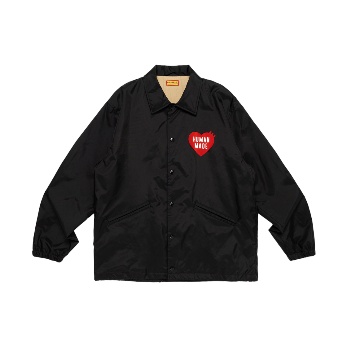 휴먼 메이드 코치 자켓 블랙(Human Made Coach Jacket Black) - 1