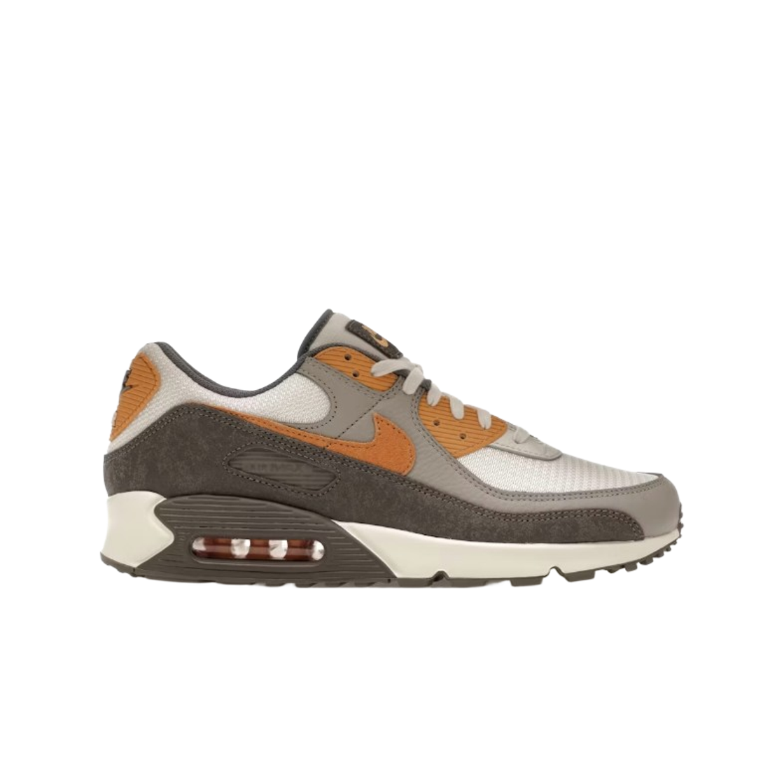 IB7467-029 Nike Air Max 90 Premium Flat Pewter College Grey