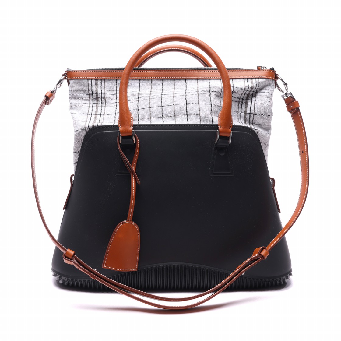[25% 쿠폰] 메종 마르지엘라 5AC 토트백 블랙([25% 쿠폰] Maison Margiela 5AC Tote Bag Black) - 4