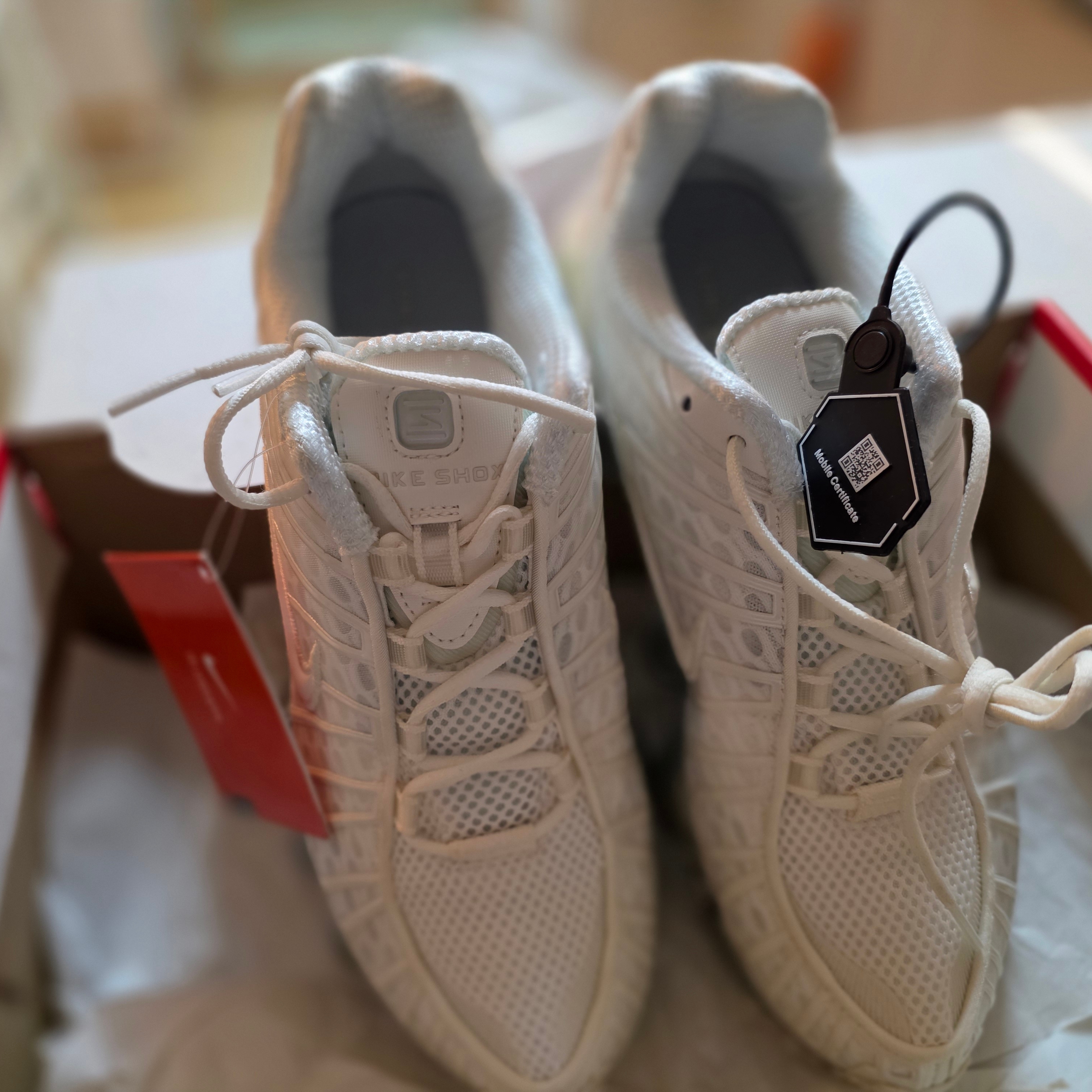 (W) Nike Shox TL Sail 착용 스타일 - 2