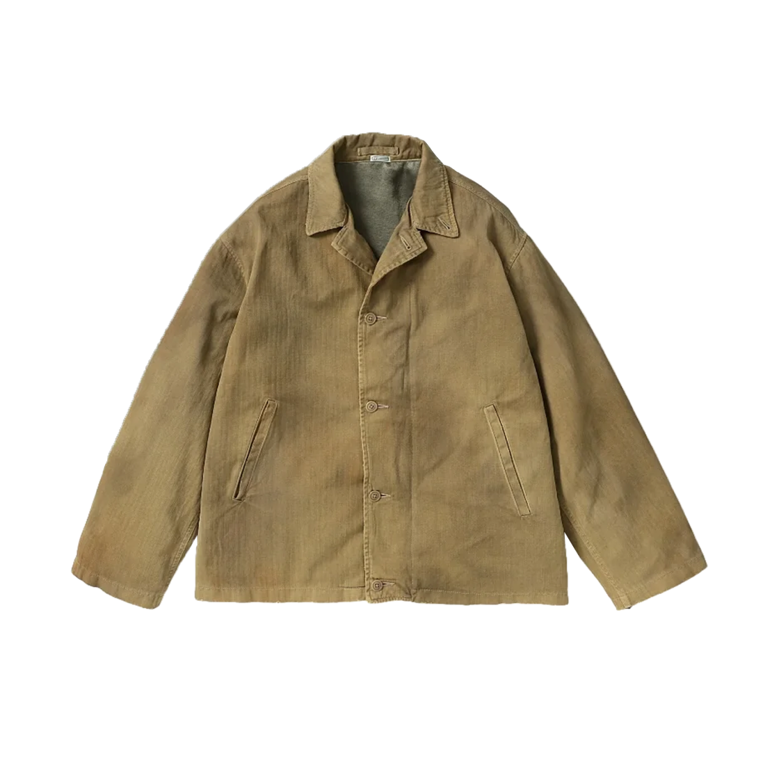 아프레쎄 빈티지 US 네이비 N-4 덱 자켓 베이지 - 26SS(A.Presse Vintage US Navy N-4 Deck Jacket Beige - 26SS) - 1