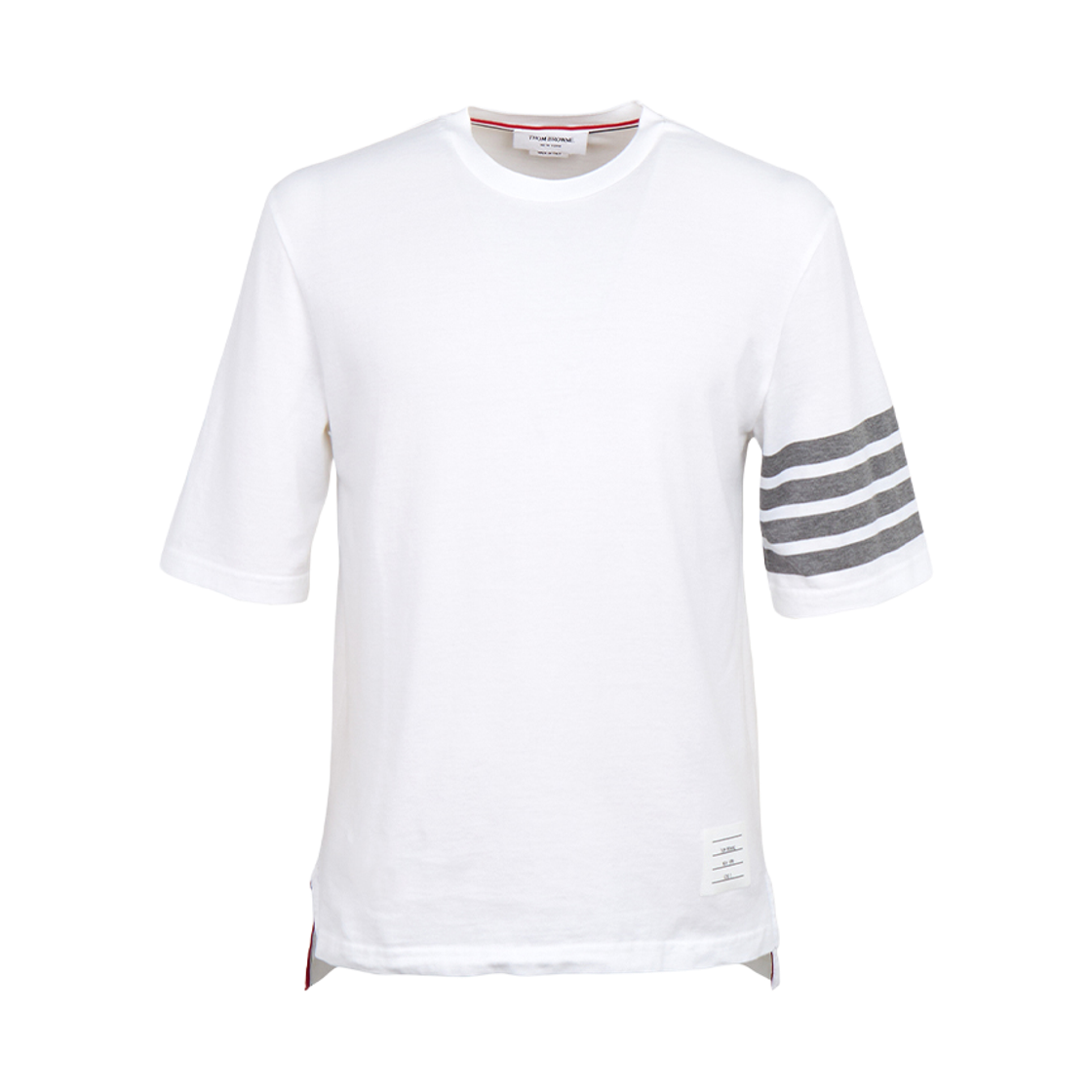[15% 쿠폰] 톰브라운 숏슬리브 티셔츠 화이트([15% 쿠폰] Thom Browne Short Sleeve T-Shirt White) - 2