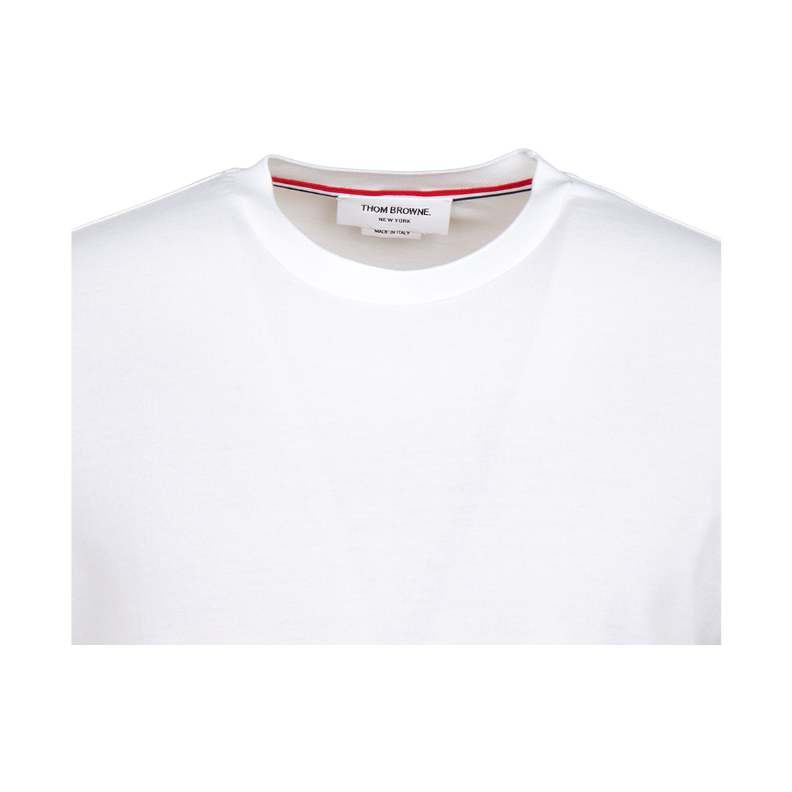 [15% 쿠폰] 톰브라운 숏슬리브 티셔츠 화이트([15% 쿠폰] Thom Browne Short Sleeve T-Shirt White) - 4