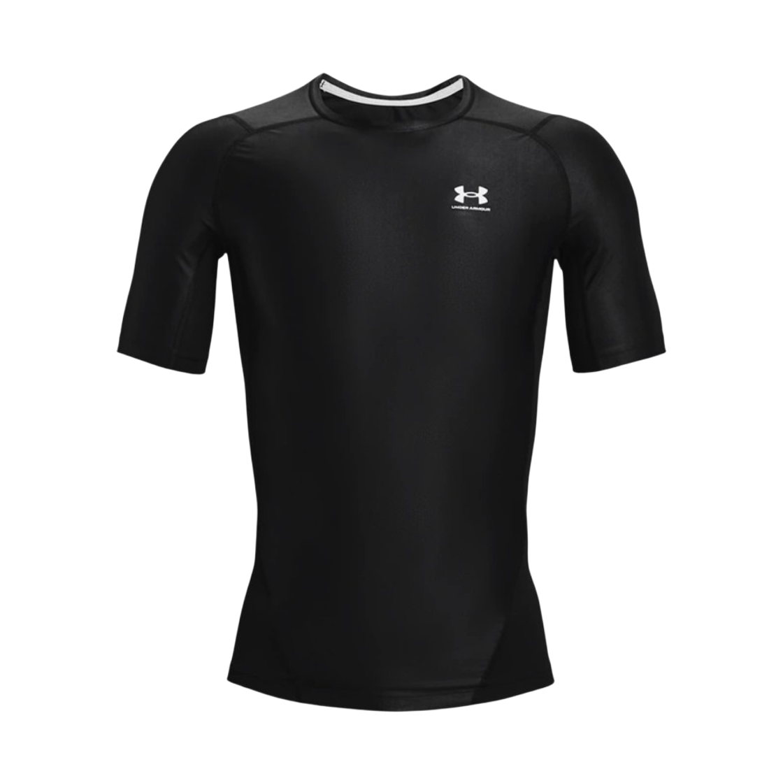언더아머 아이소 칠 컴프레이션 숏슬리브 티셔츠 블랙 화이트(Under Armour Iso-Chill Compression Short Sleeve T-Shirt Black White)