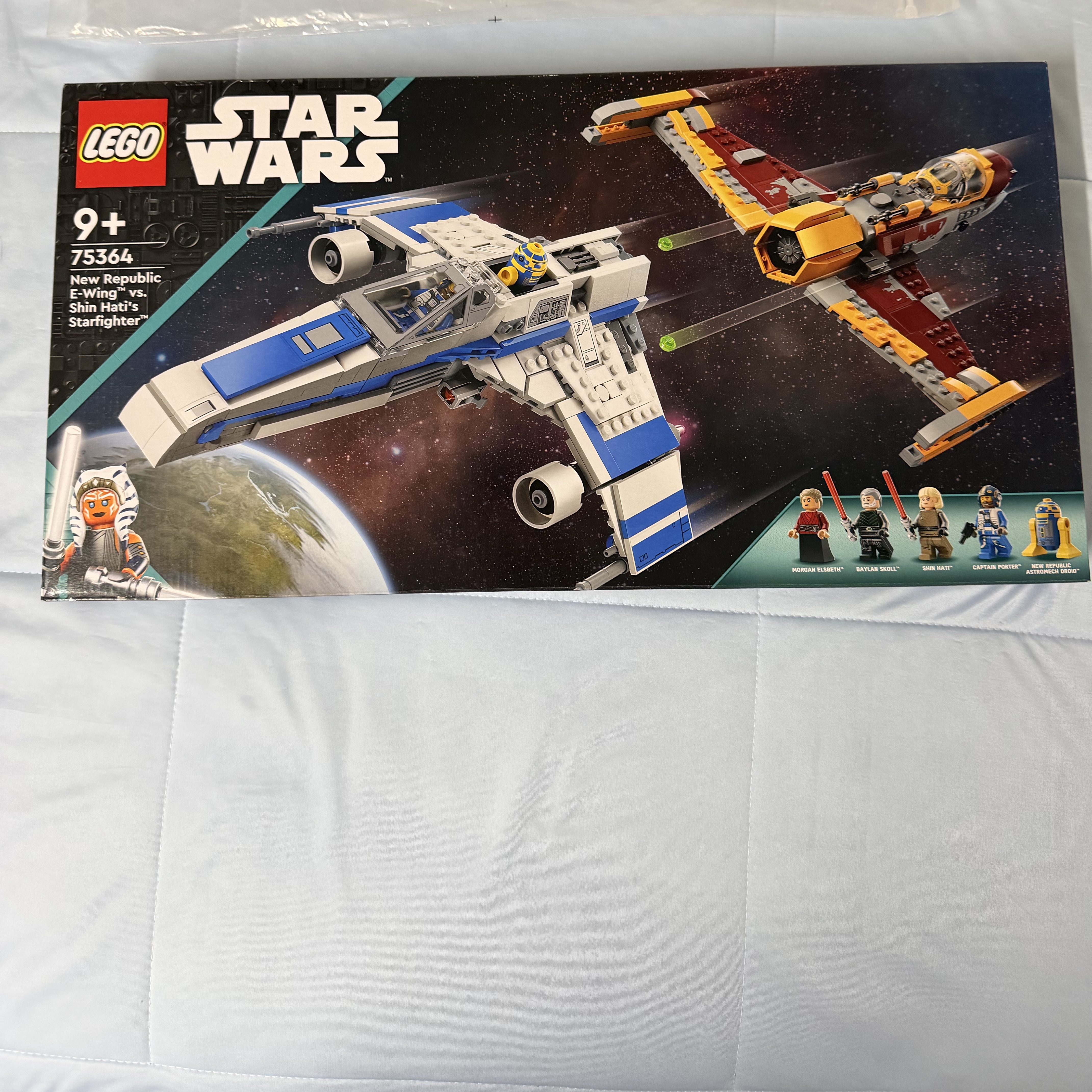 Lego Star Wars New Republic E-wing vs Shin Hati's Starfighter 착용 스타일 - 1