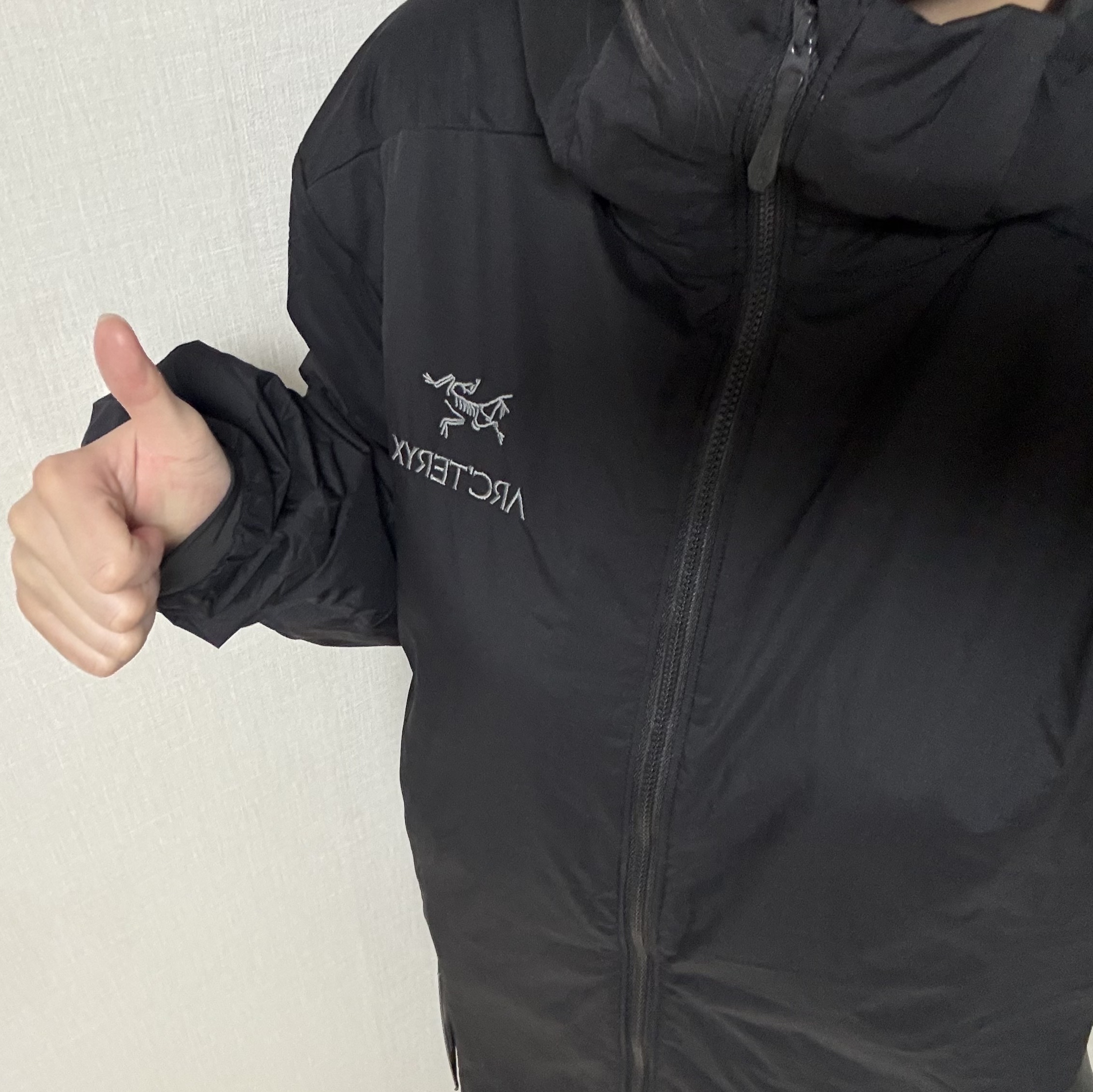 Arc'teryx Atom LT Hoody Black 착용 스타일