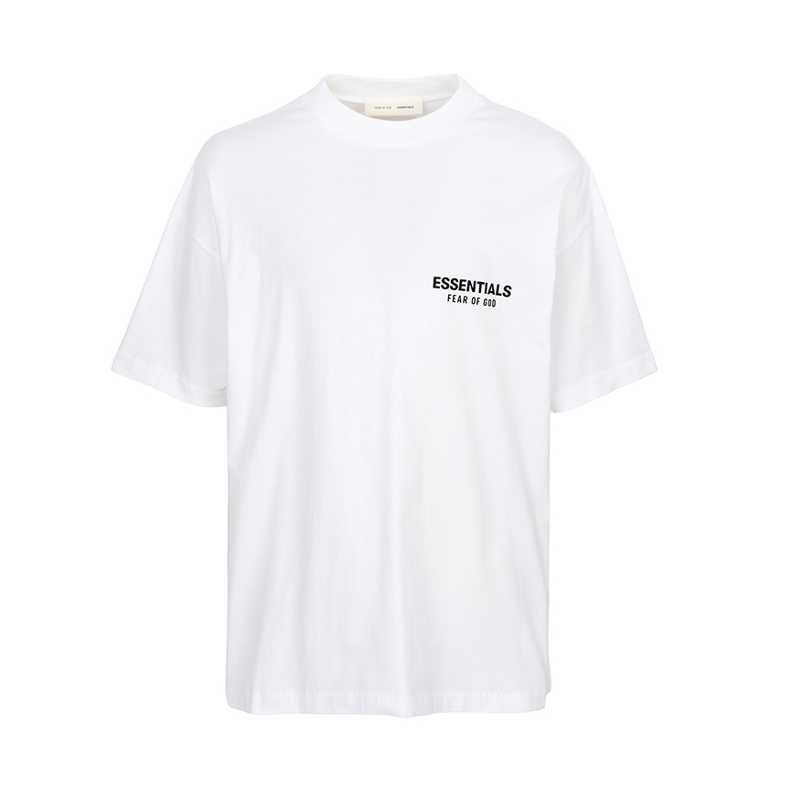 [20% 쿠폰] 에센셜 클래식 반팔 티셔츠 브라이트 화이트 - 25FW([20% 쿠폰] Essentials  Classic Short Sleeve T-Shirt Bright White - 25FW) - 3