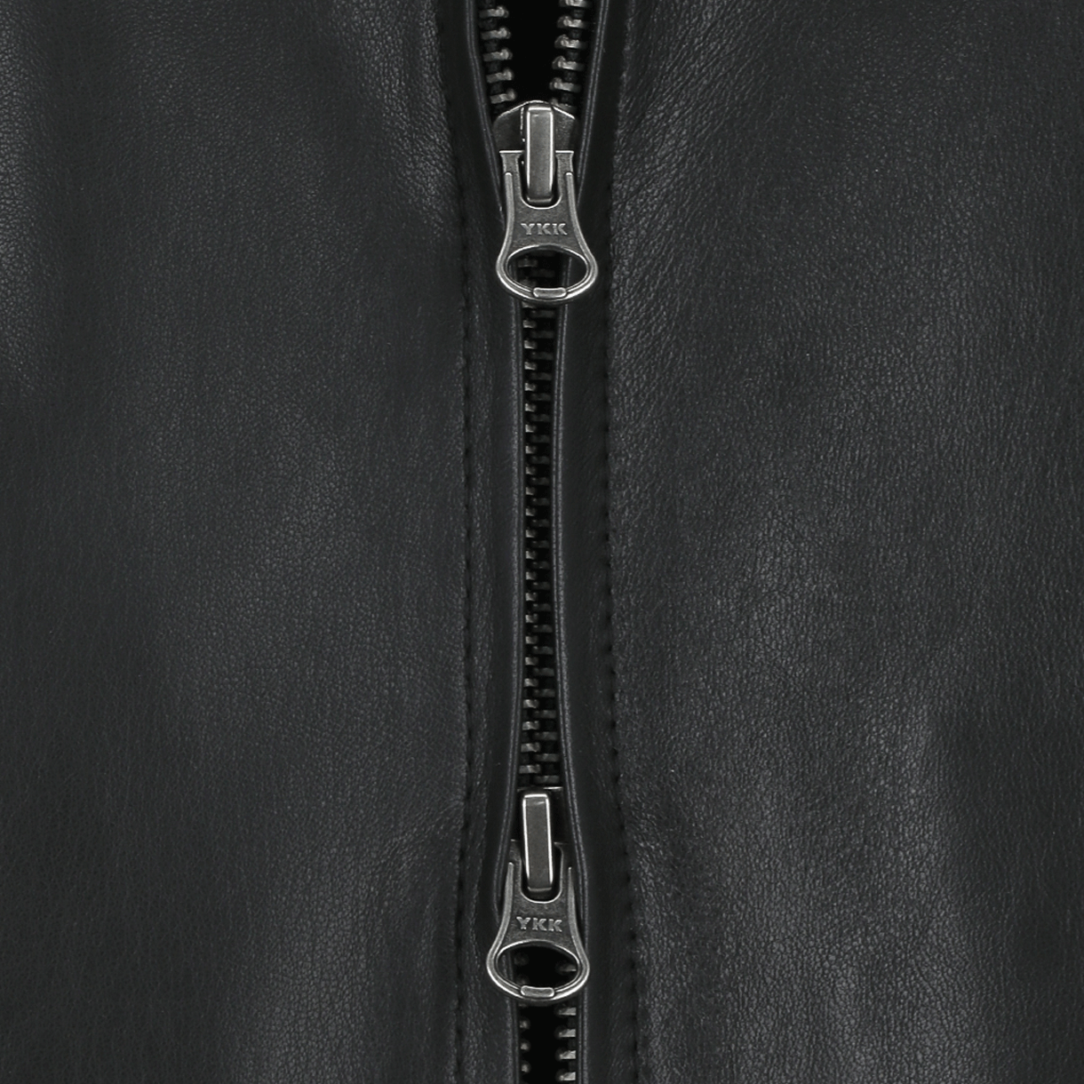 아모멘토 램 스킨 레더 후드 점퍼 블랙 - 26SS(Amomento Lamb Skin Leather Hood Jumper Black - 26SS) - 4