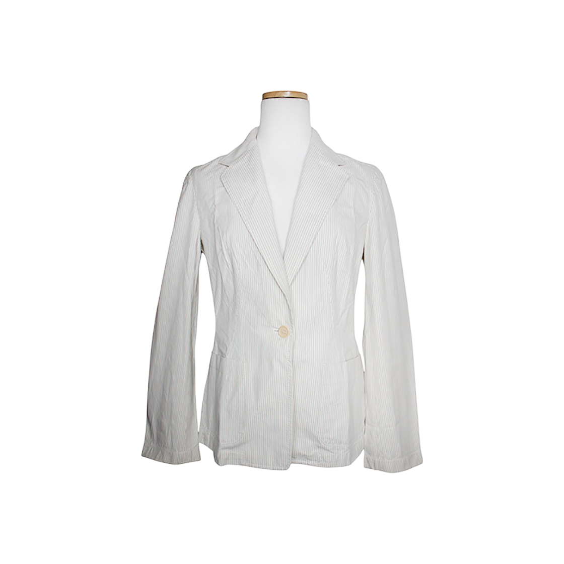 ITTFT7GK2MPL Max Mara Weekend Cotton Stripe Jacket 44