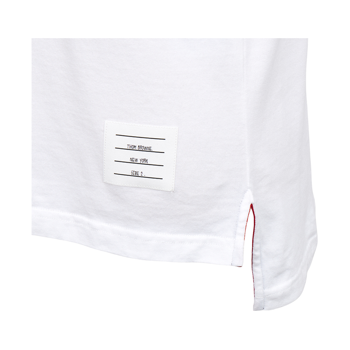 [15% 쿠폰] 톰브라운 숏슬리브 티셔츠 화이트([15% 쿠폰] Thom Browne Short Sleeve T-Shirt White) - 6