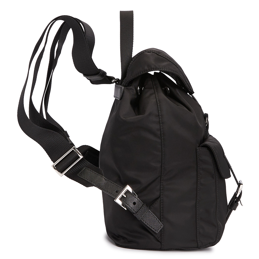 [25% 쿠폰] 프라다 리나일론 스몰 백팩 블랙([25% 쿠폰] Prada Re-Nylon Small Backpack Black) - 4