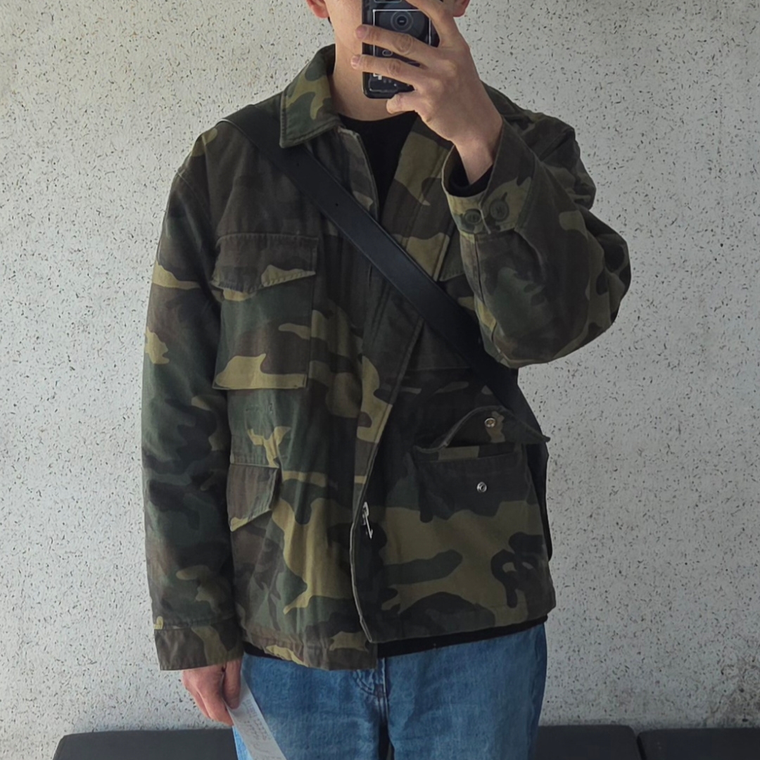 Supreme AOI Cross M52 Jacket Camo - 25FW 착용 스타일 - 2