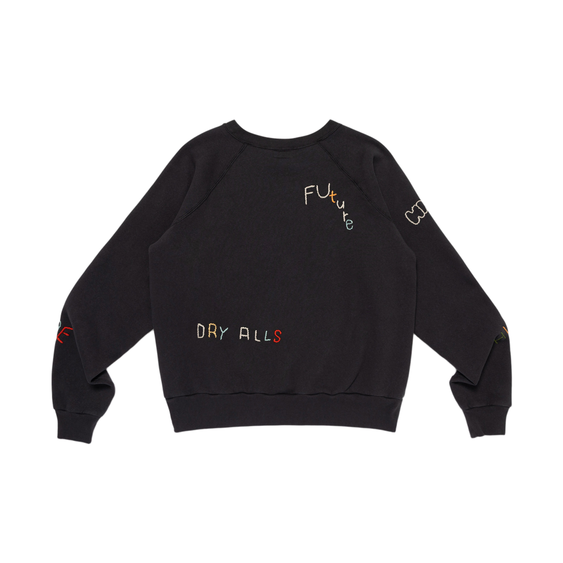 휴먼 메이드 자수 스웨트셔츠 블랙(Human Made Embroidered Sweatshirt Black) - 2